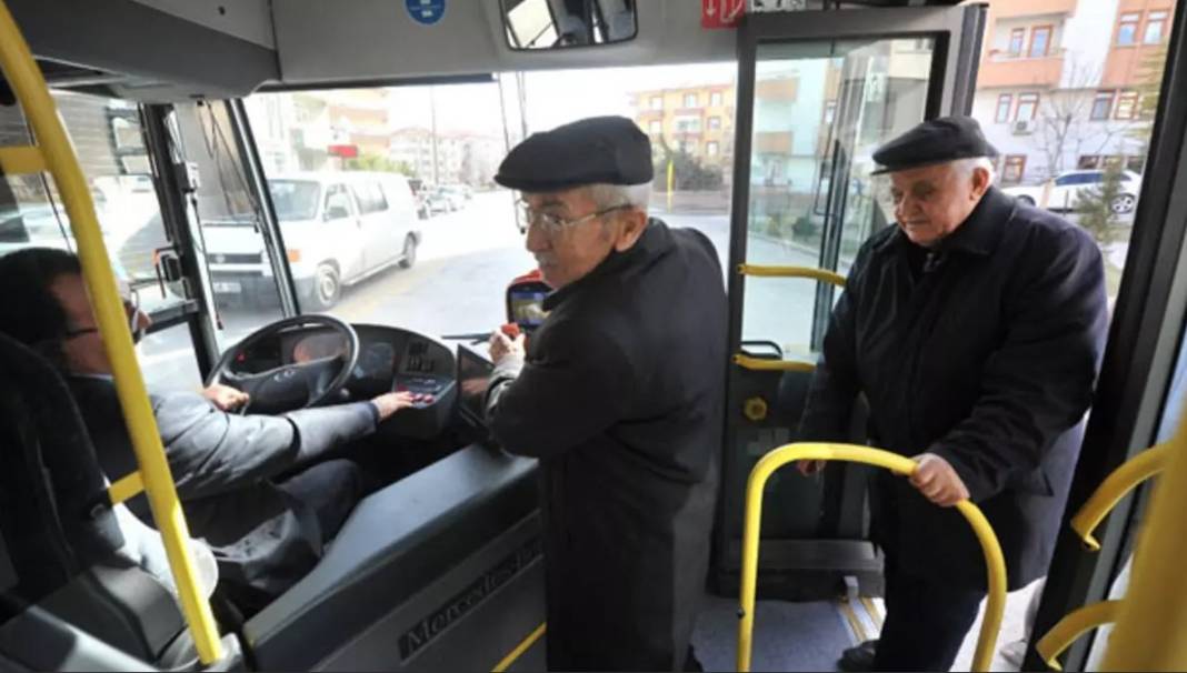 65 yaş ve üzerinden sonra onlar da otobüslere ücretsiz binecek 2